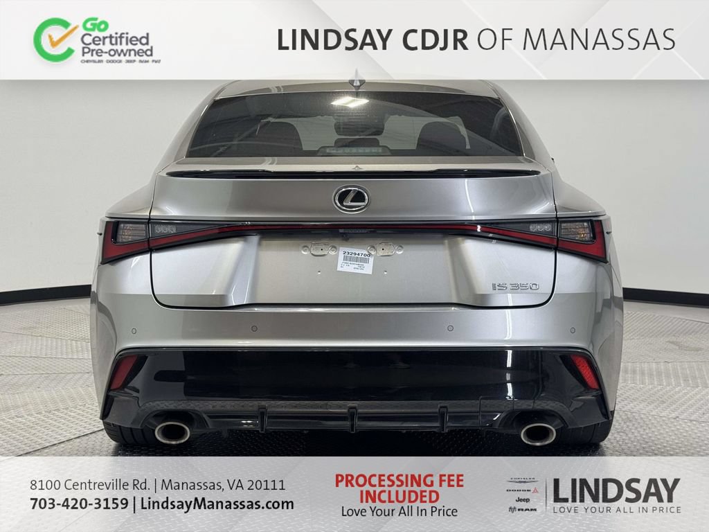 Used 2023 Lexus IS 350 F Sport w/ Memory Package RWD image 7