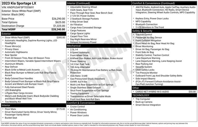 Certified 2023 Kia Sportage LX image 24