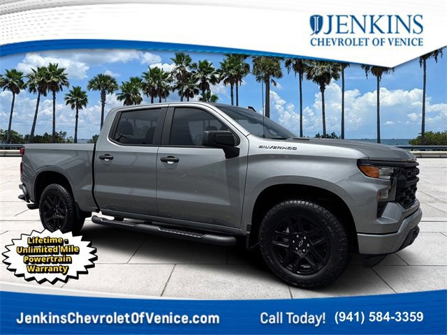 New 2025 Chevrolet Silverado 1500 Custom w/ Turbomax Blackout Package