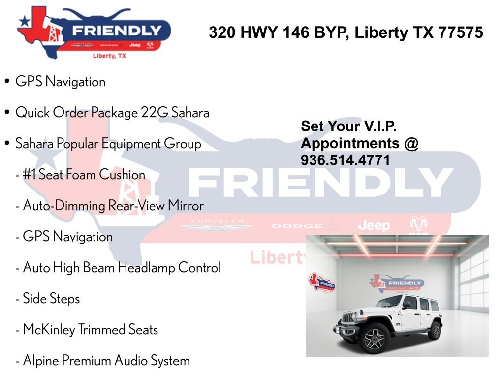 New 2025 Jeep Wrangler Unlimited Sahara AWD/4WD image 5