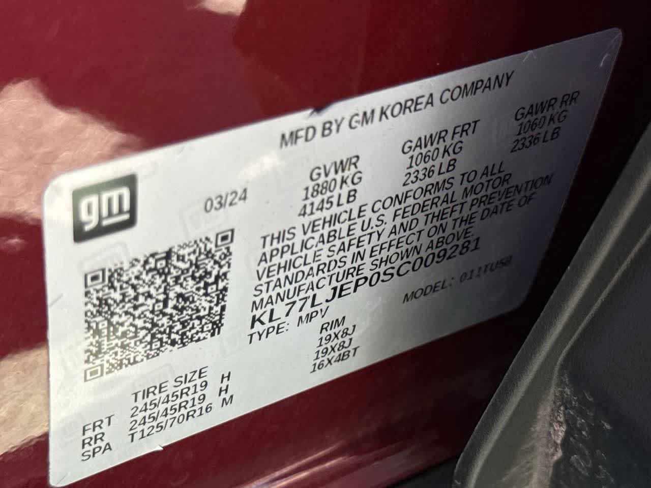 Used 2025 Chevrolet Trax RS w/ Driver Confidence Package FWD image 29