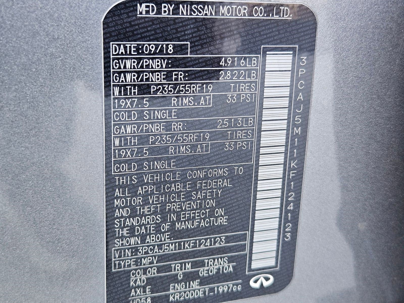 Used 2019 INFINITI QX50 Essential w/ Premium Heat Package image 28