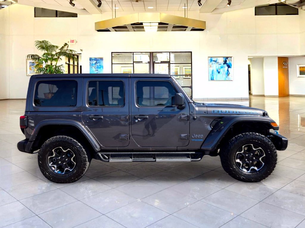Used 2022 Jeep Wrangler Unlimited Rubicon 4xe w/ Steel Bumper Group AWD/4WD image 4