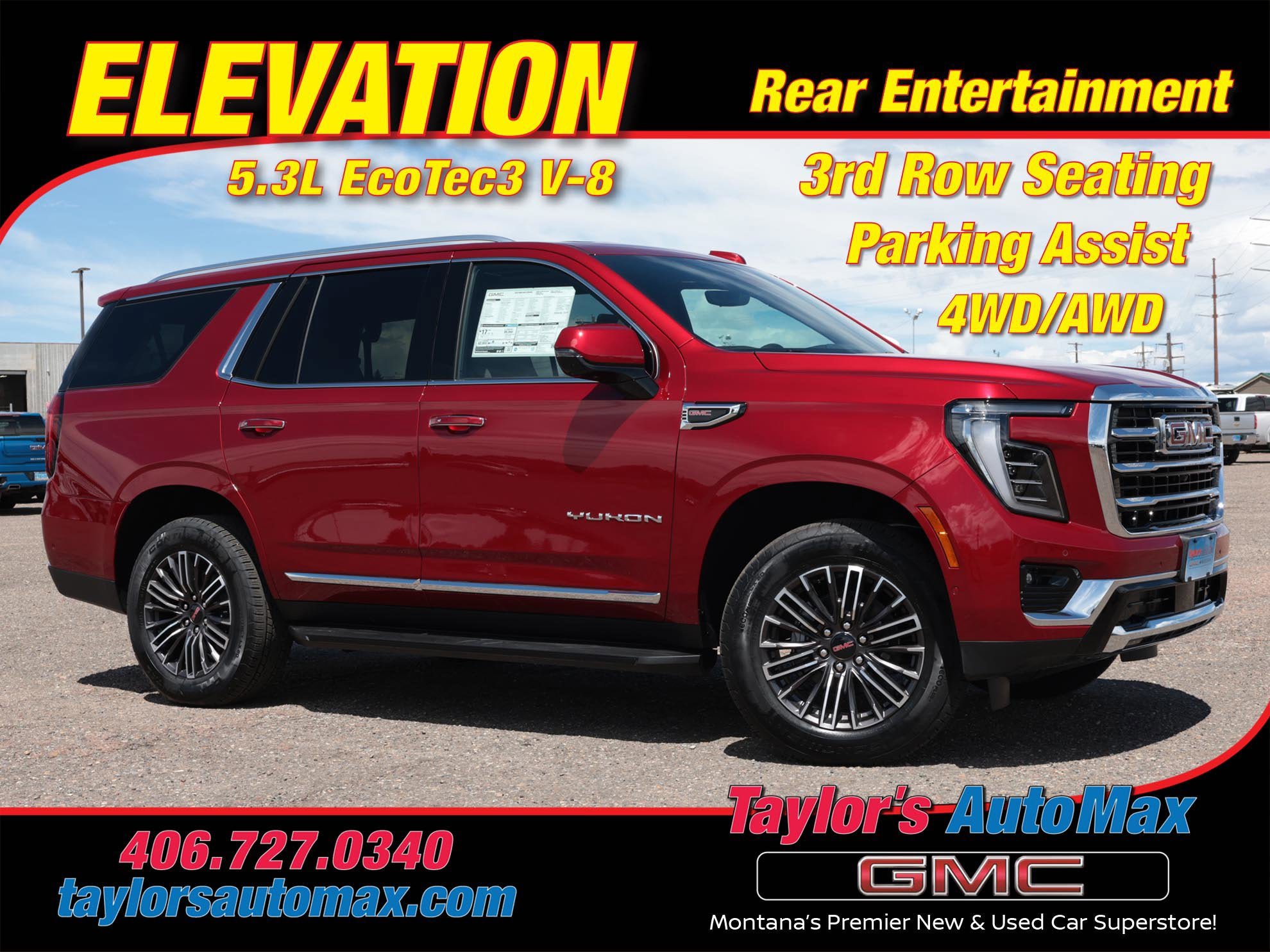 New 2026 GMC Yukon Elevation w/ Elevation Premium Package AWD/4WD image 1