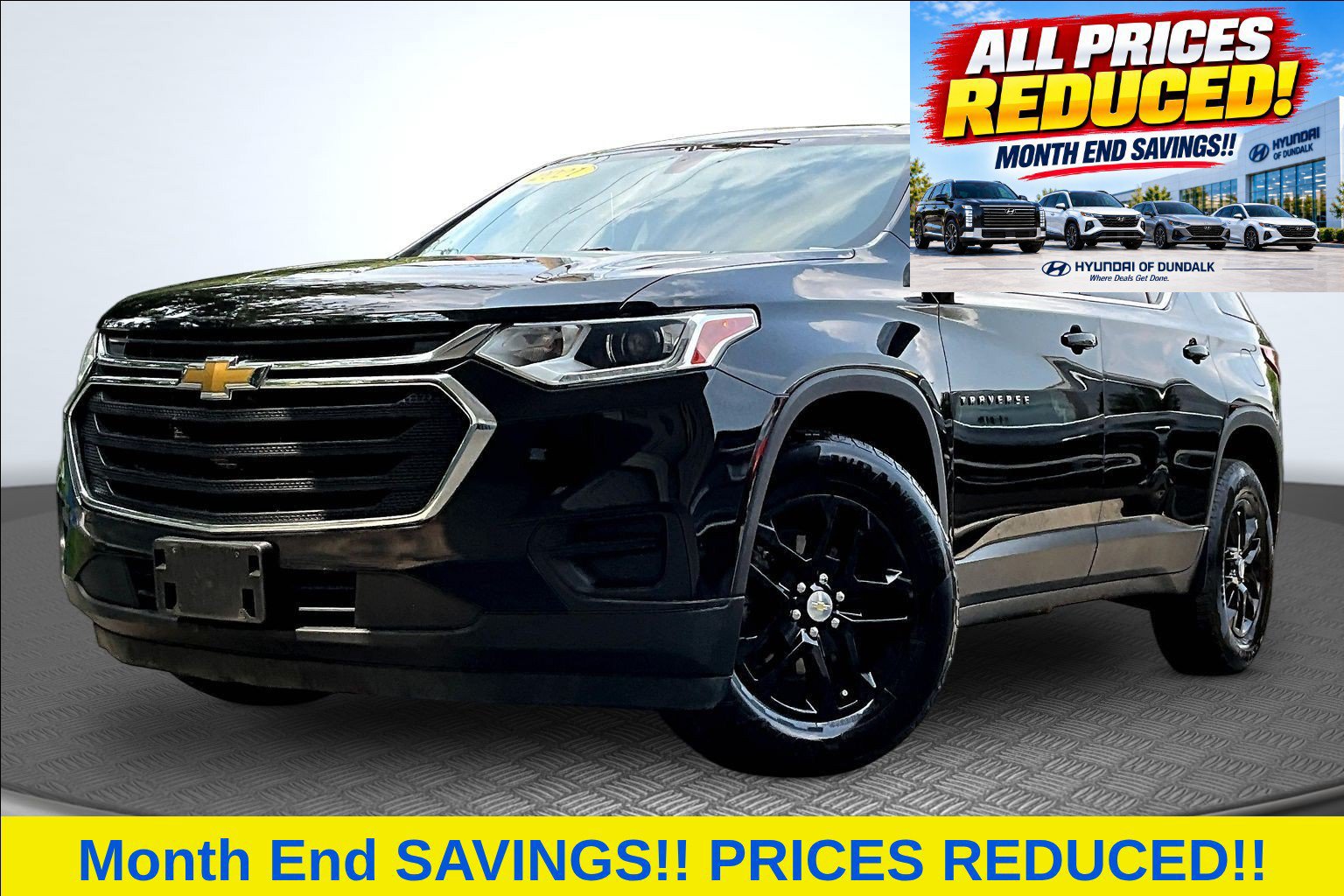 Used 2021 Chevrolet Traverse LS