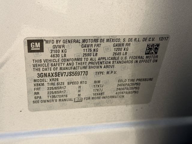 Used 2018 Chevrolet Equinox LT AWD/4WD image 26