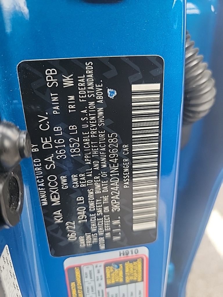 Used 2022 Kia Rio S w/ Technology Package image 4