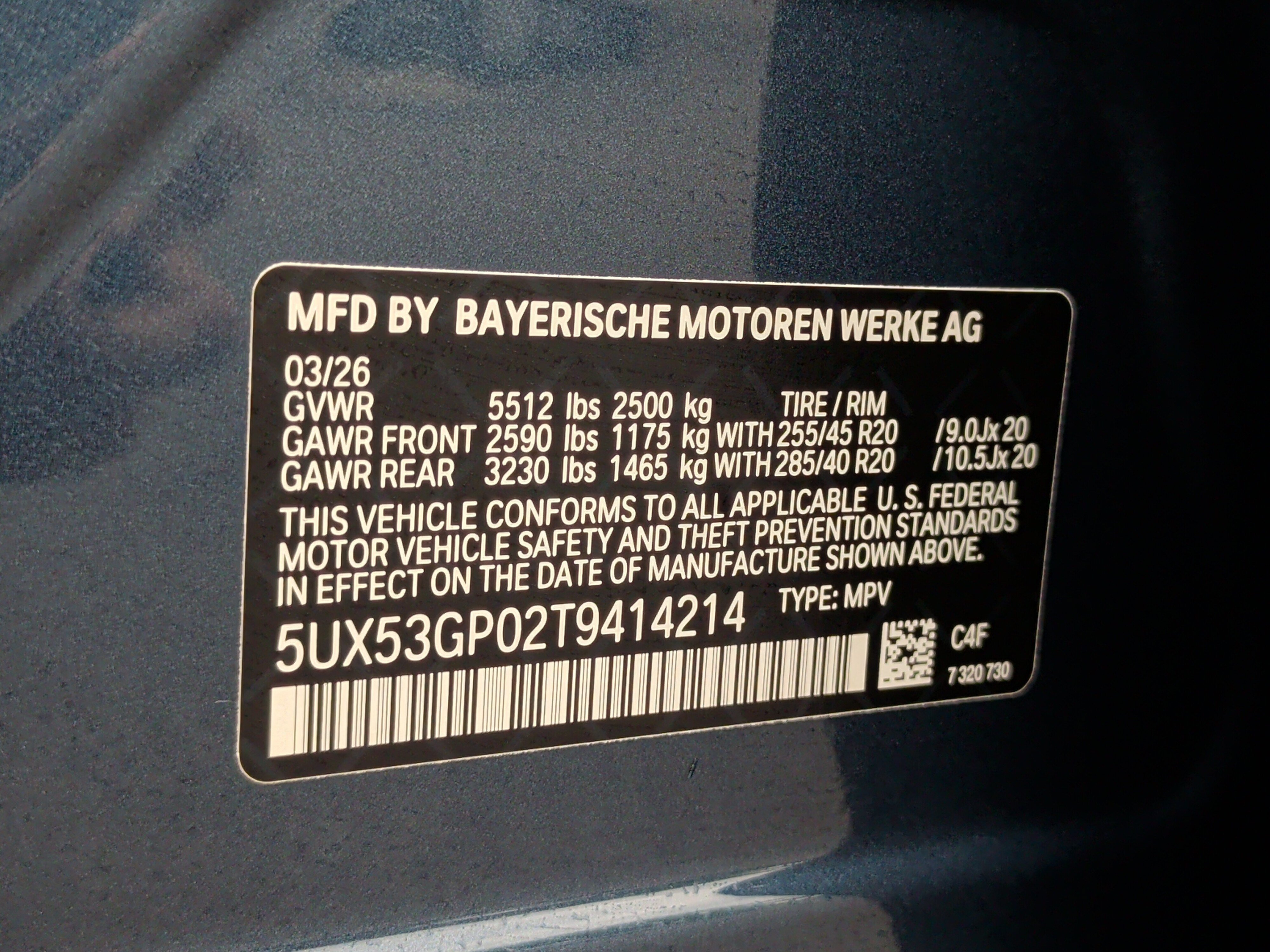 Certified 2026 BMW X3 xDrive30i w/ M Sport Package AWD/4WD image 41