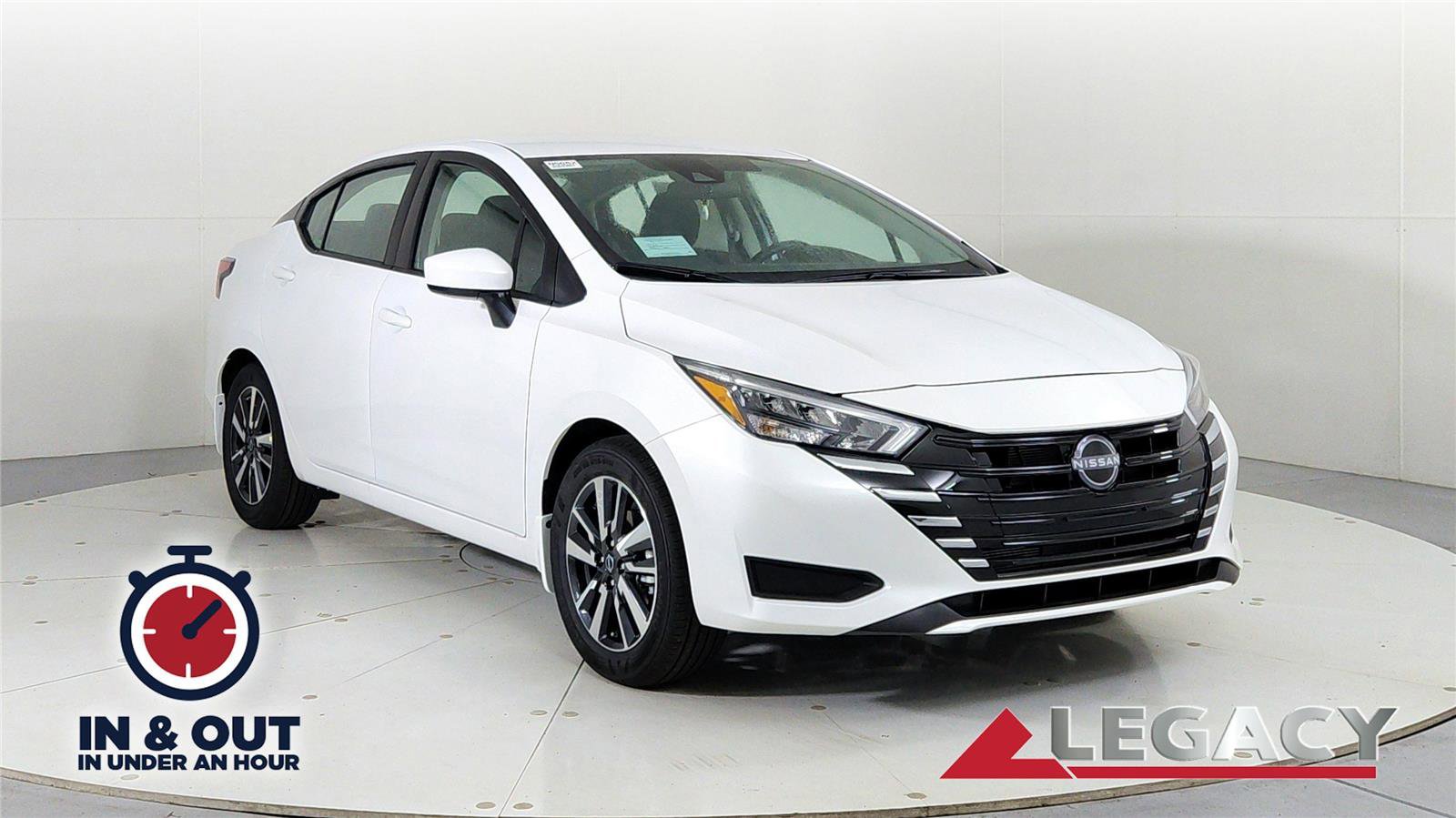 New 2025 Nissan Versa SV w/ Trunk Package