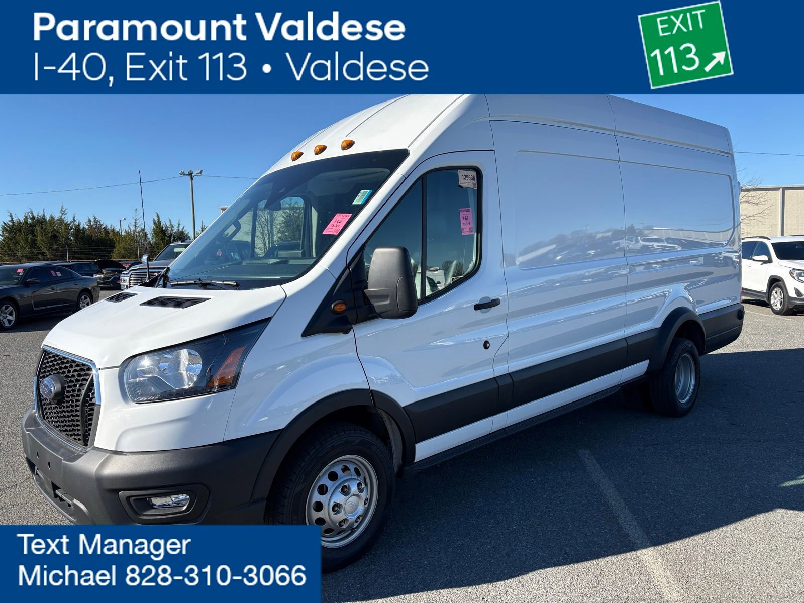 Used 2025 Ford Transit 350 148 High Roof Extended DRW w/ Load Area Protection Package image 8