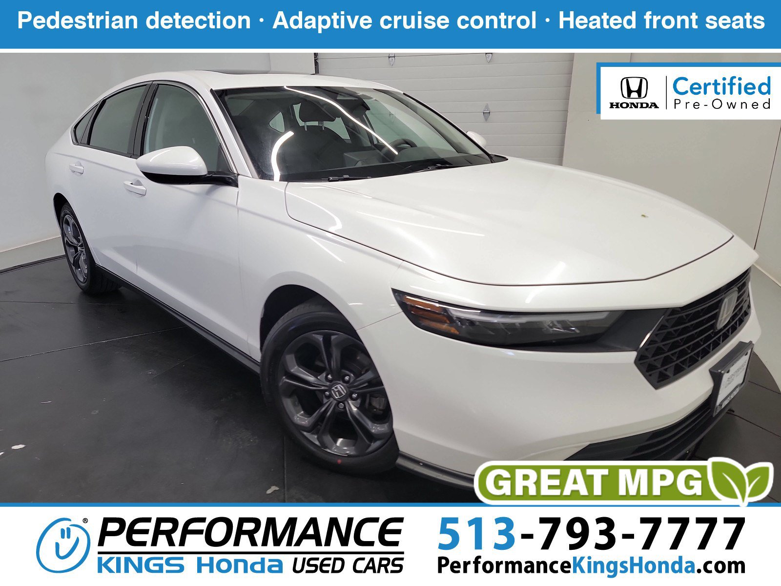 Certified 2023 Honda Accord EX