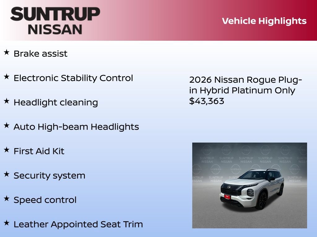 New 2026 Nissan Rogue Platinum AWD/4WD image 28
