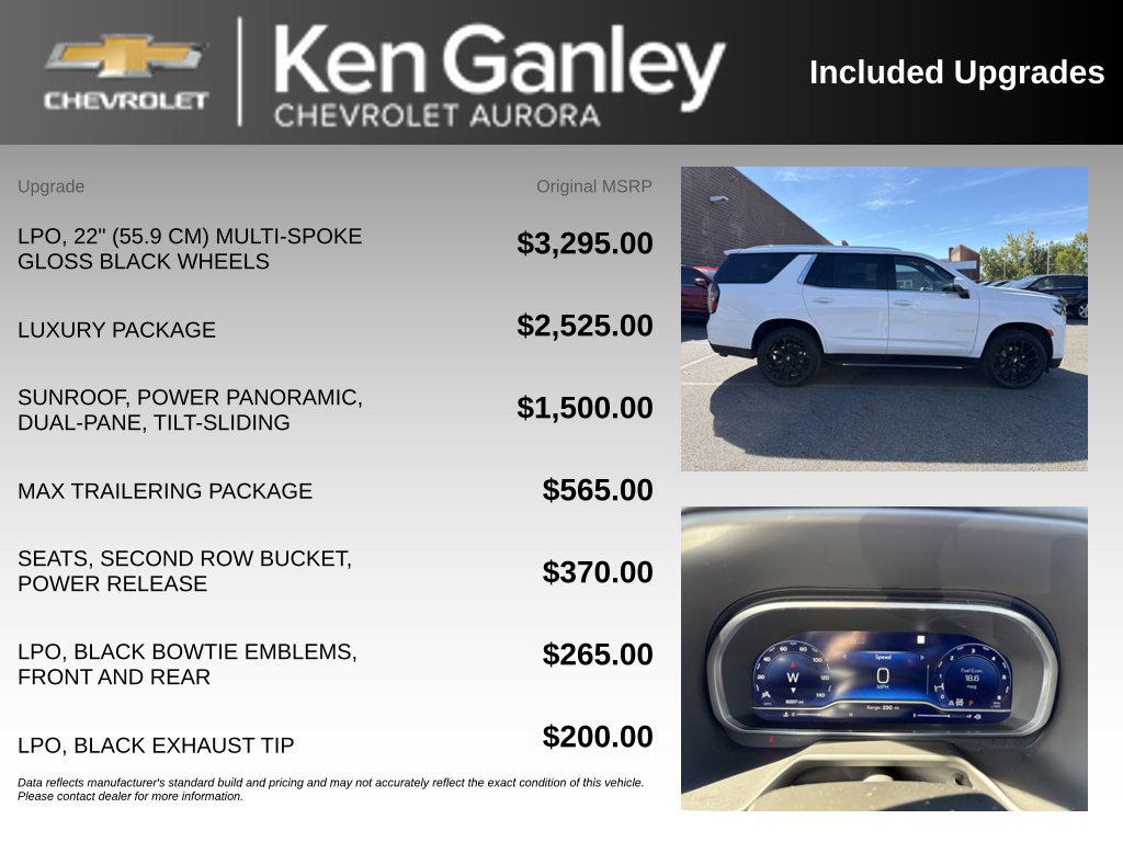 Used 2023 Chevrolet Tahoe LT w/ Luxury Package AWD/4WD image 6