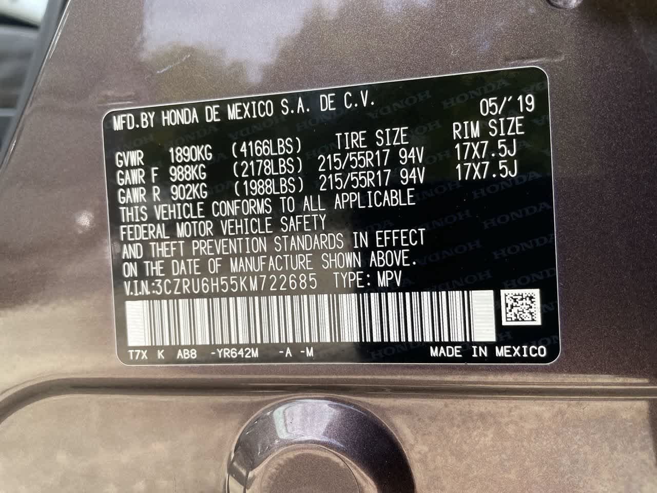 Used 2019 Honda HR-V EX image 31