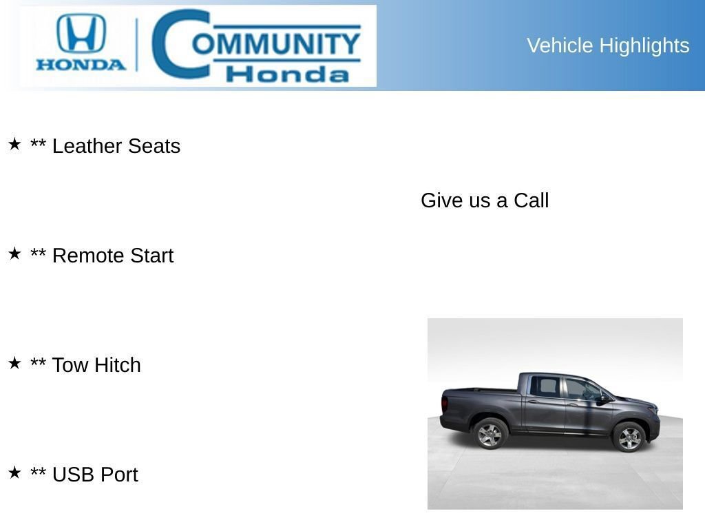 Certified 2025 Honda Ridgeline RTL image 9