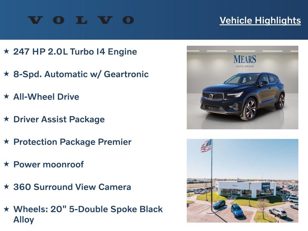 Certified 2023 Volvo XC40 B5 Plus w/ Driver Assist Package image 3