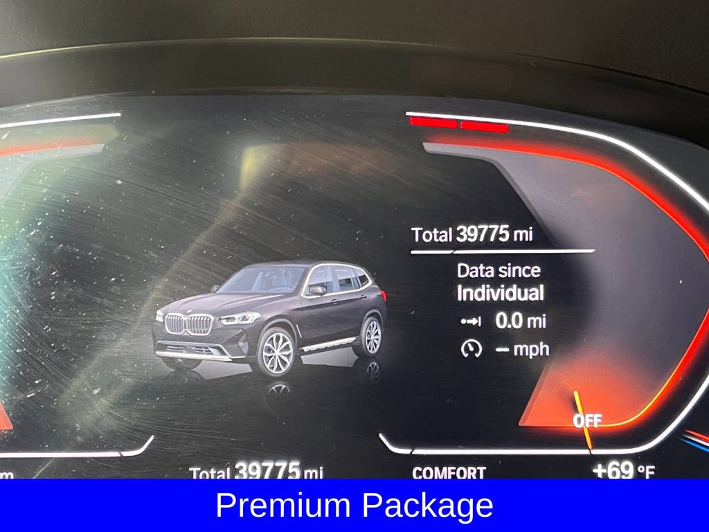 Used 2022 BMW X3 xDrive30i w/ Premium Package 2 AWD/4WD image 2