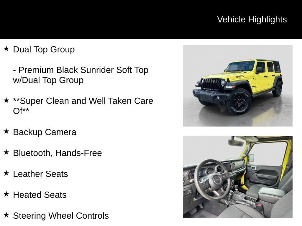 Used 2023 Jeep Wrangler Willys image 31