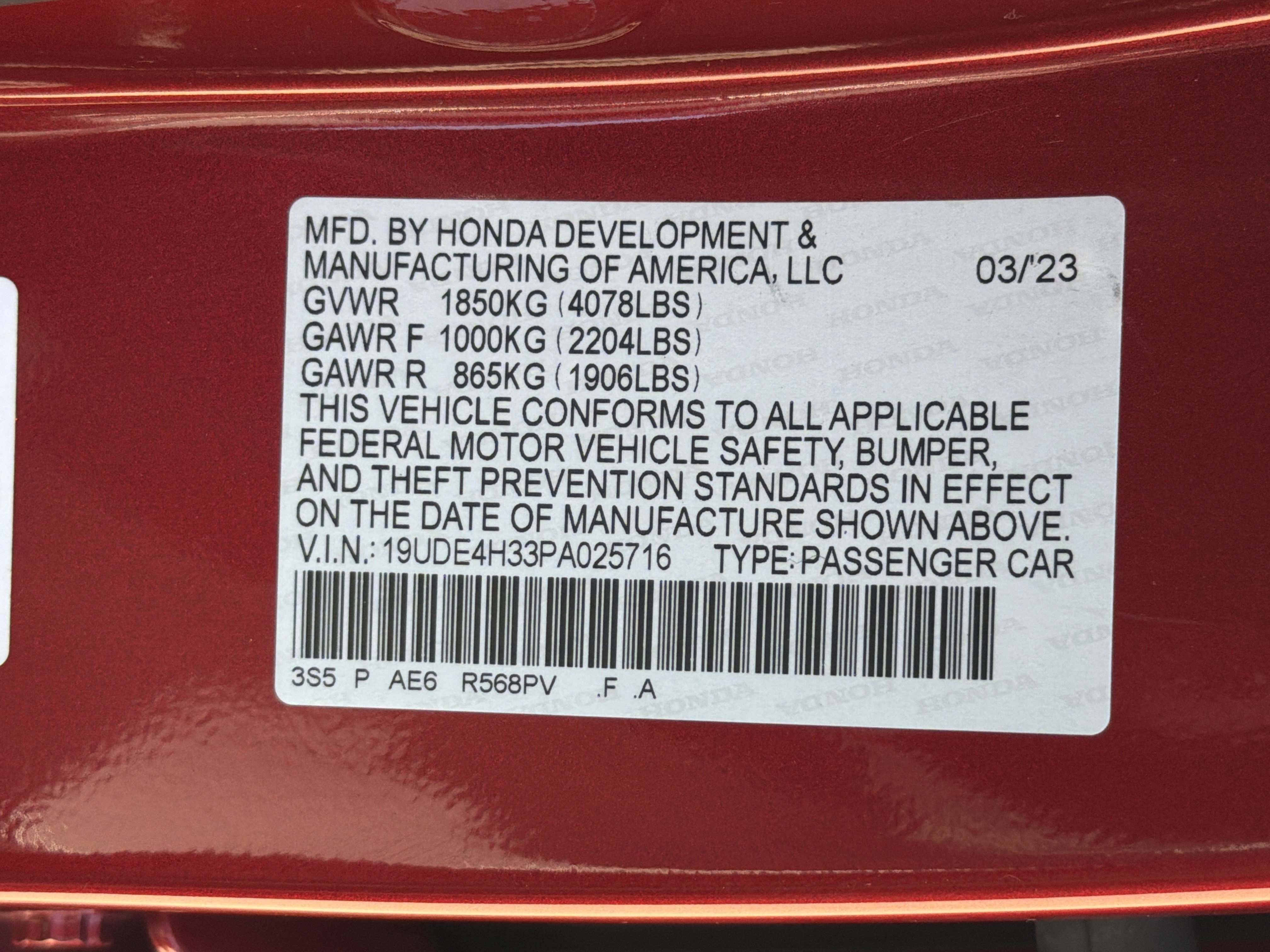 Certified 2023 Acura Integra A-Spec FWD image 34