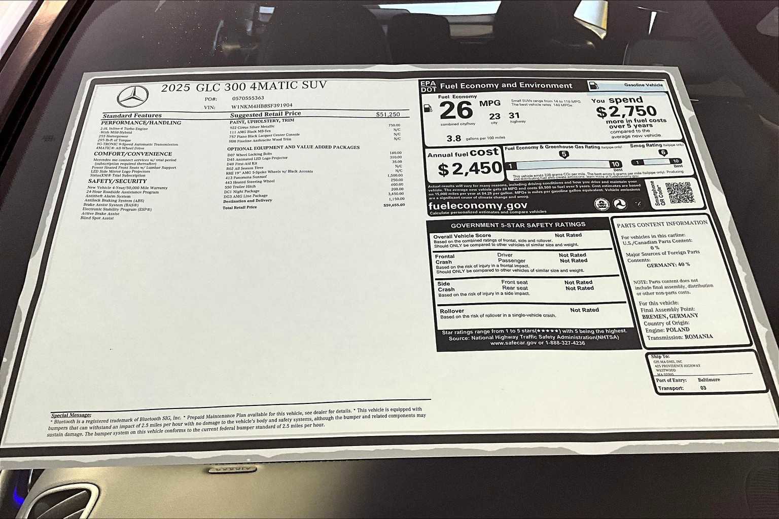 Used 2025 Mercedes-Benz GLC 300 4MATIC image 18