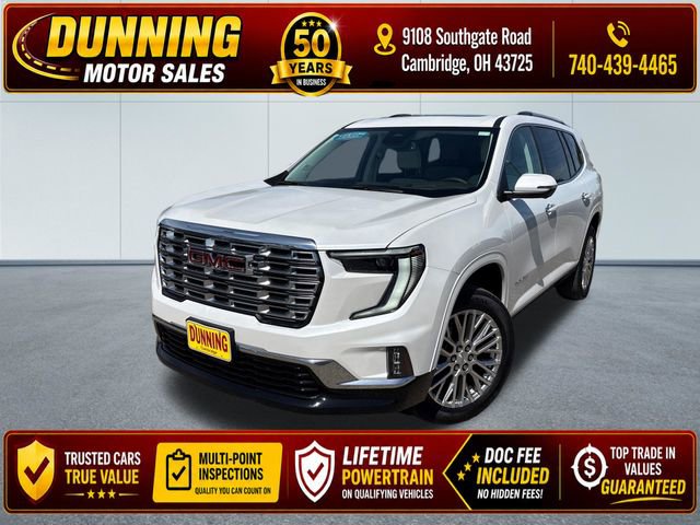 Used 2025 GMC Acadia Denali AWD/4WD 360° Tour