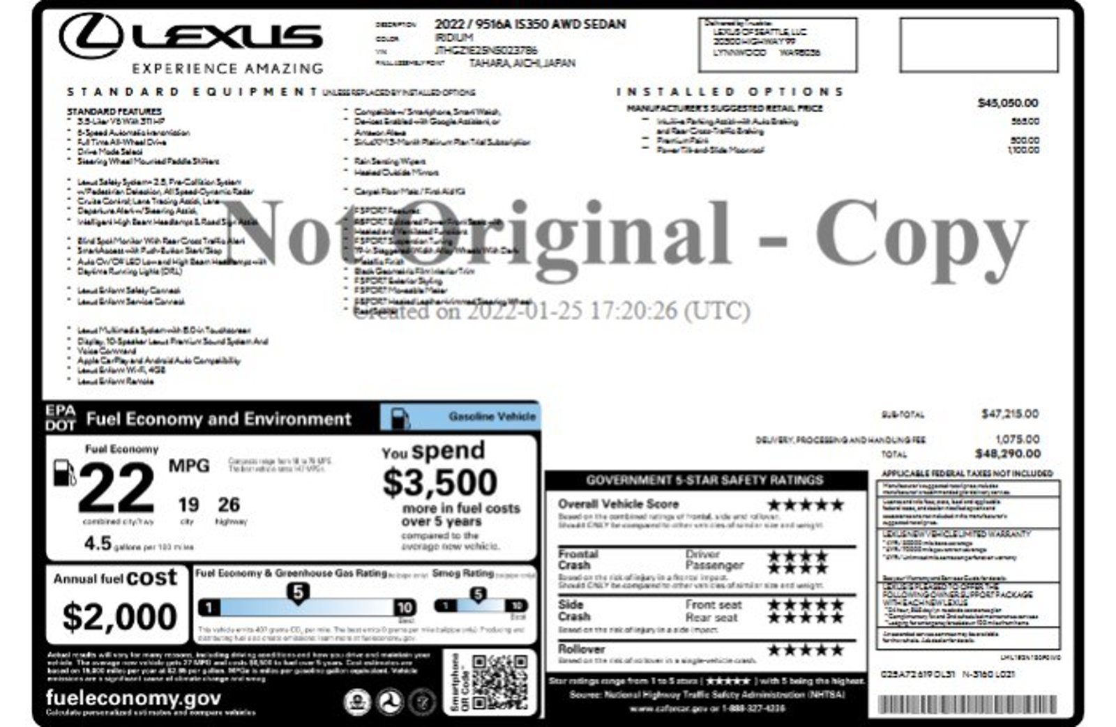 Used 2022 Lexus IS 350 F Sport AWD/4WD image 3