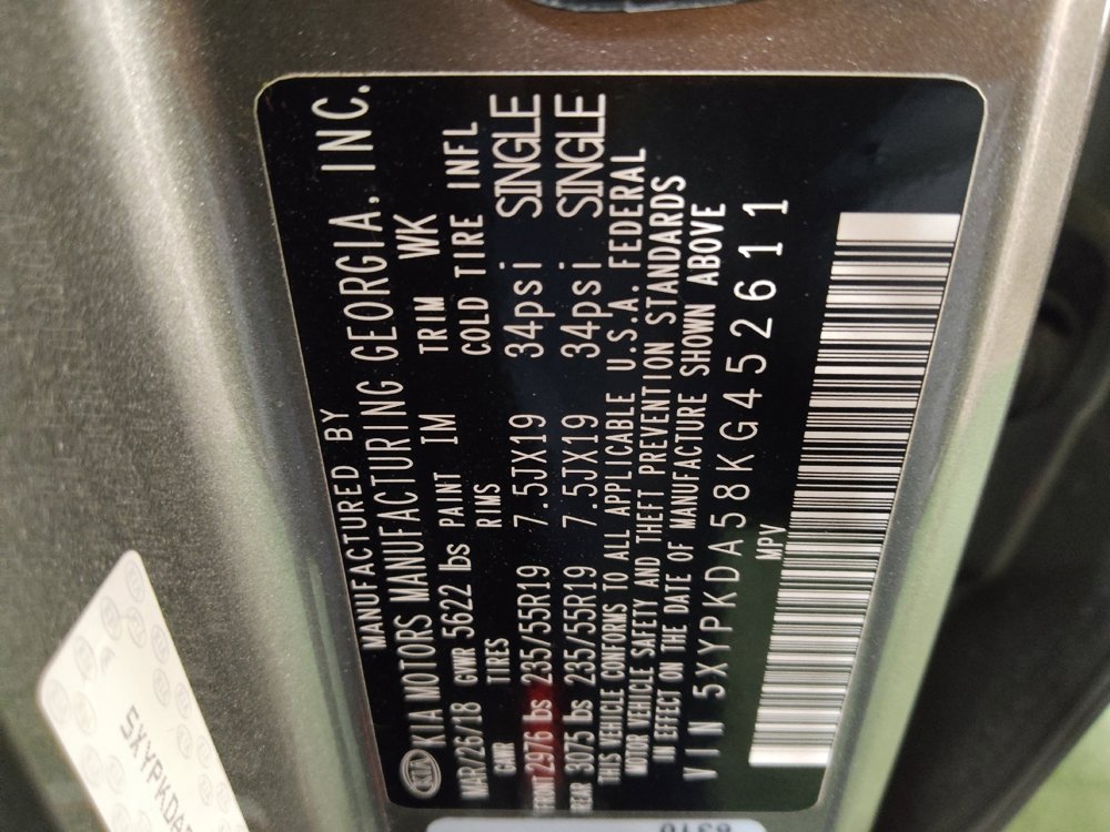 Used 2019 Kia Sorento SX image 33