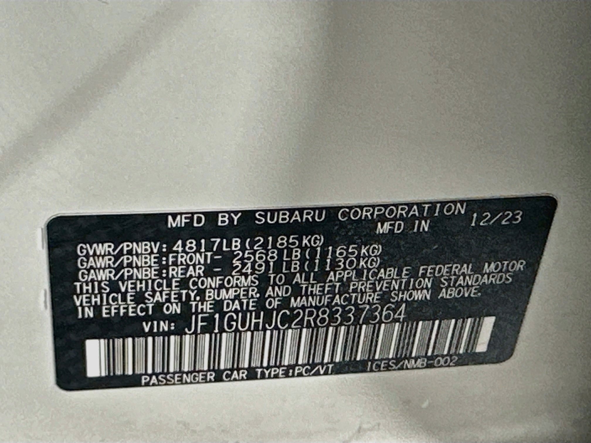 Used 2024 Subaru Impreza RS AWD/4WD image 12