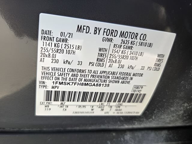 Used 2021 Ford Explorer Limited w/ Equipment Group 301A RWD image 16