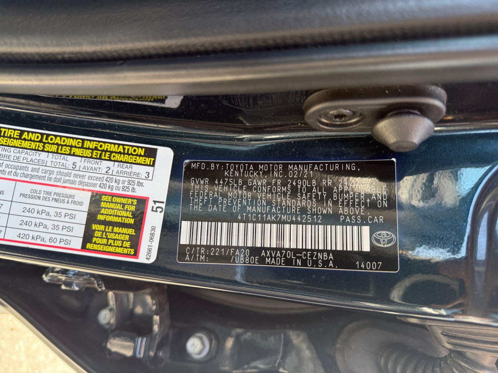 Used 2021 Toyota Camry LE image 24