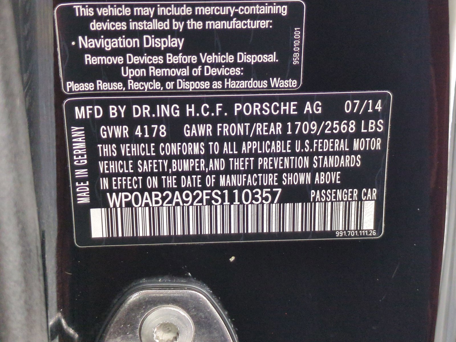 Used 2015 Porsche 911 Carrera 4S image 27