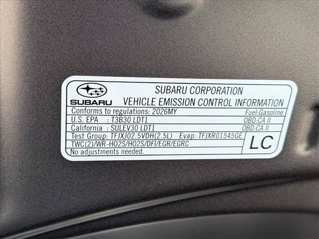New 2026 Subaru Crosstrek 2.0i Premium AWD/4WD image 18