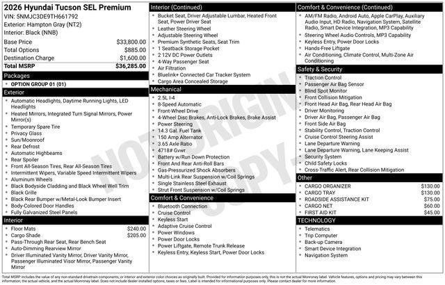 New 2026 Hyundai Tucson SEL image 34