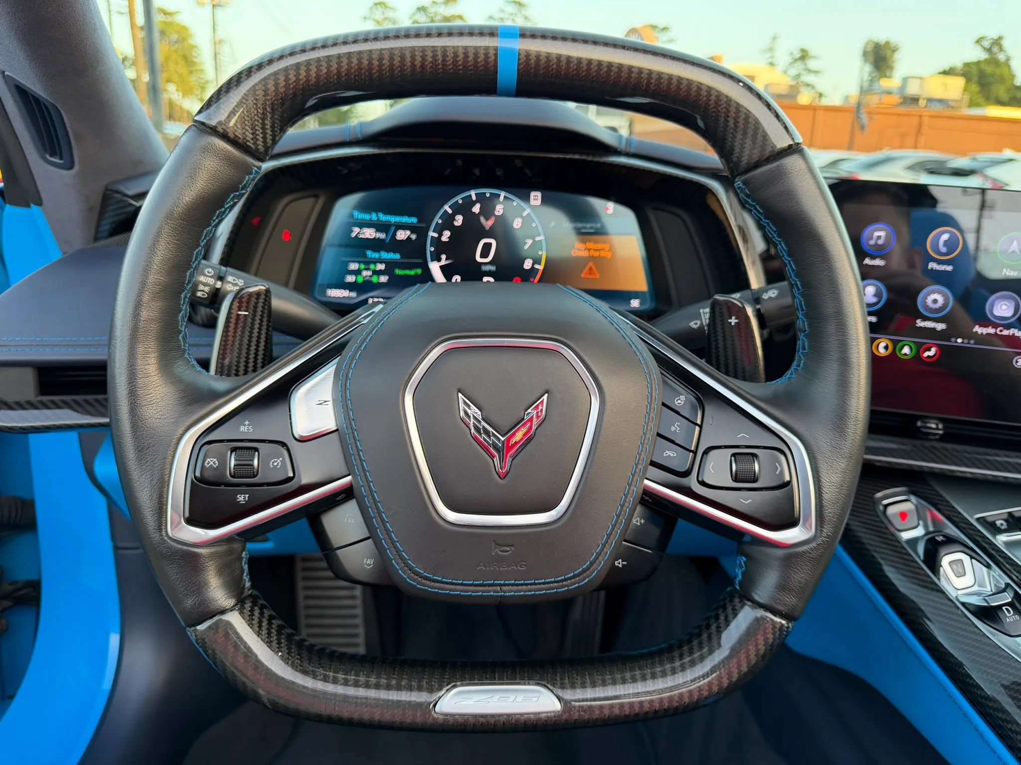 Used 2023 Chevrolet Corvette Z06 w/ Chrome Exterior Badge Package RWD image 38