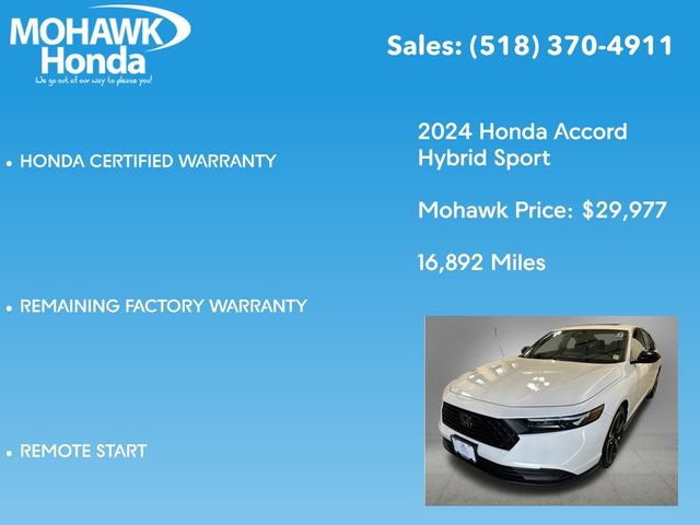 Certified 2024 Honda Accord Sport image 16