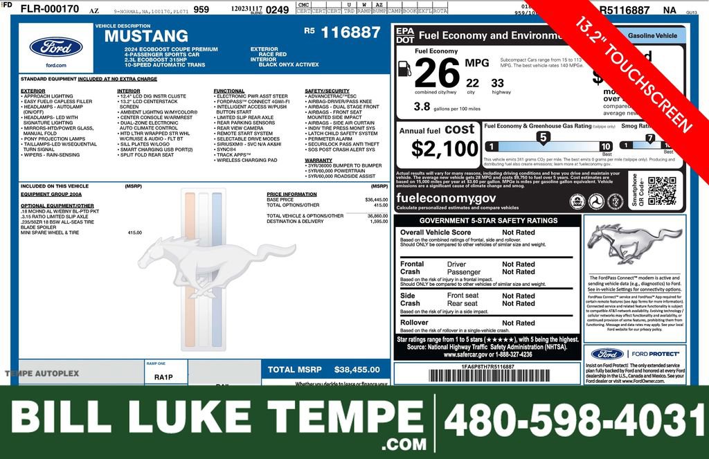 Used 2024 Ford Mustang Premium