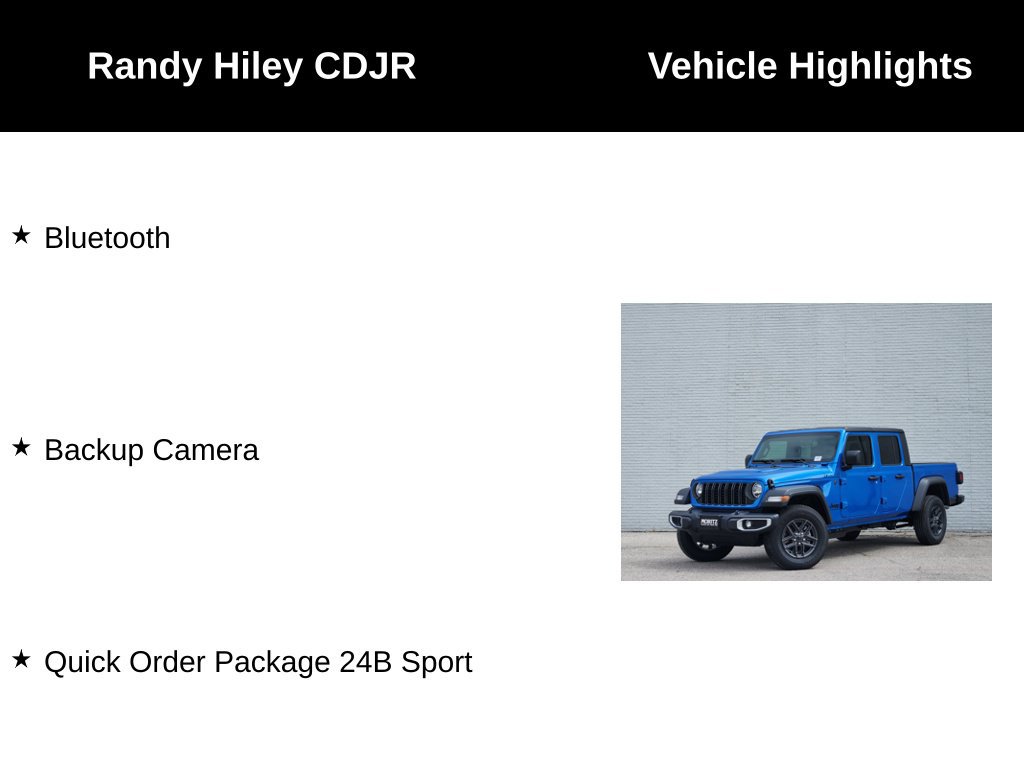 New 2026 Jeep Gladiator Sport AWD/4WD image 5