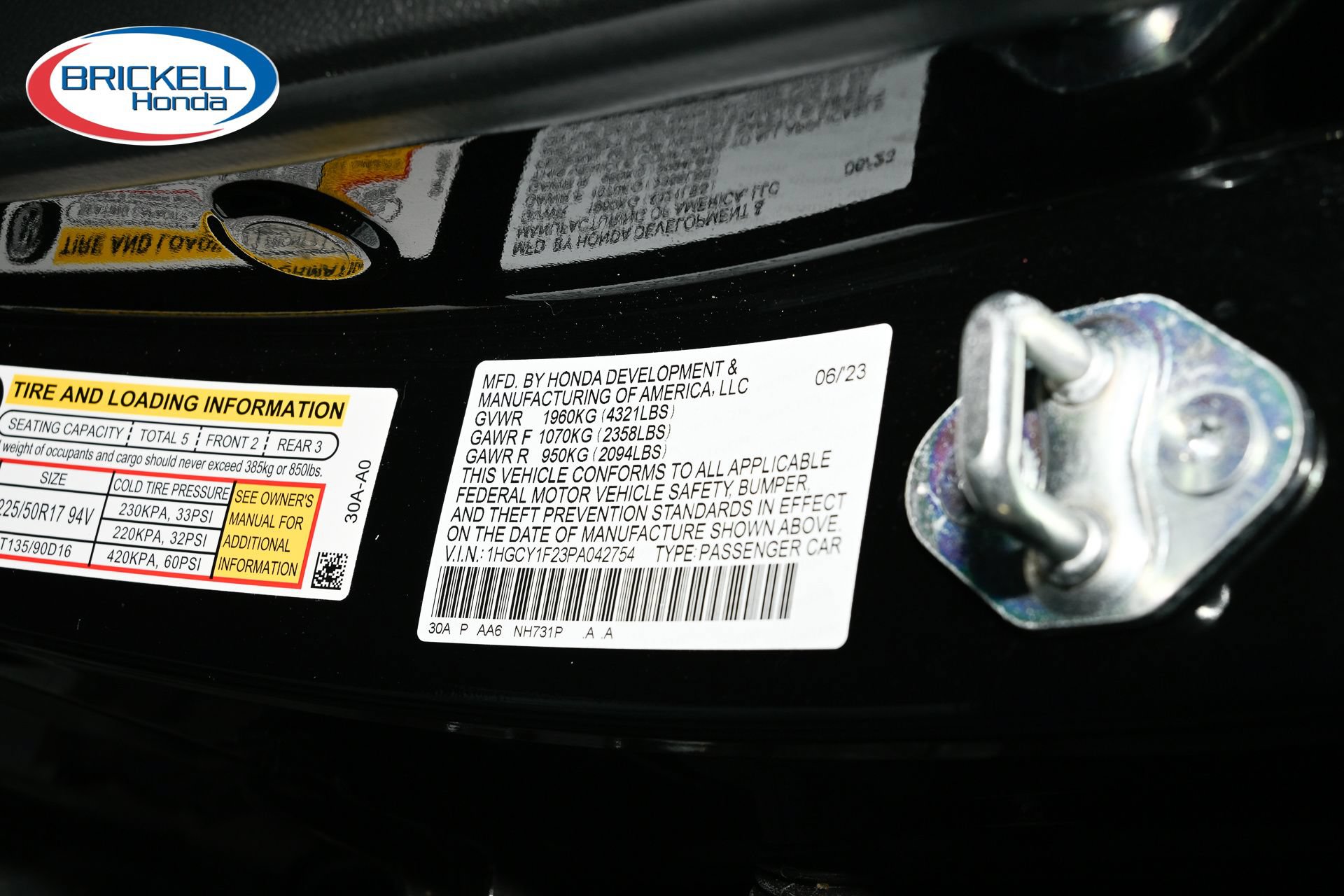 Certified 2023 Honda Accord LX image 31