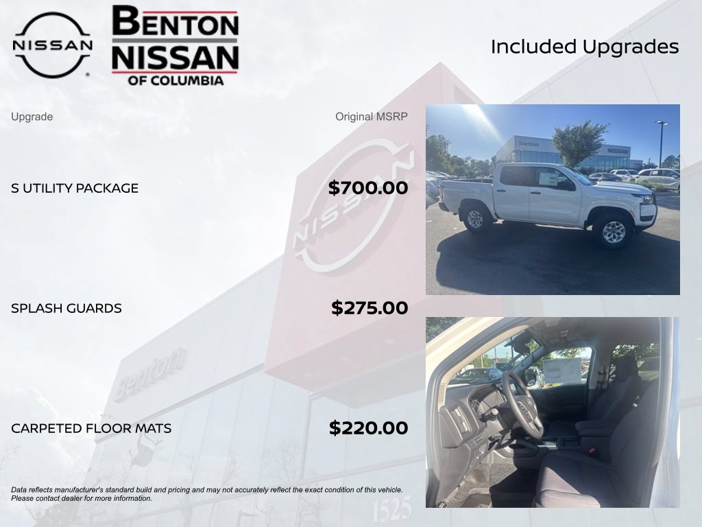 New 2026 Nissan Frontier S w/ S Utility Package AWD/4WD image 7