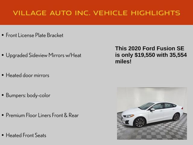 Used 2020 Ford Fusion SE image 28