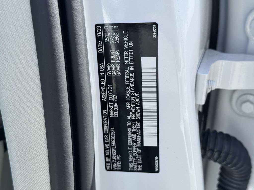 Certified 2024 Volvo S60 T8 Plus w/ Climate Package AWD/4WD image 16