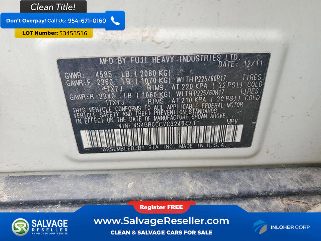 Used 2012 Subaru Outback 2.5i Premium w/ Popular Pkg 1B AWD/4WD image 17