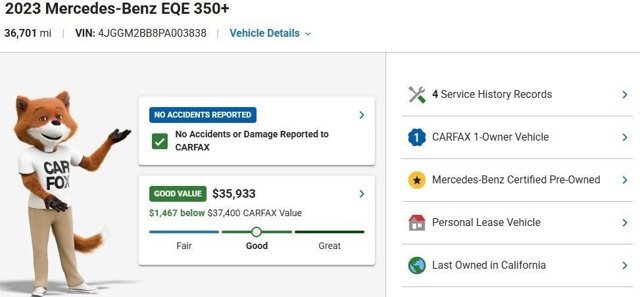 Certified 2023 Mercedes-Benz EQE 350+ SUV image 3