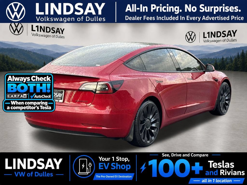 Used 2022 Tesla Model 3 Performance AWD/4WD image 7