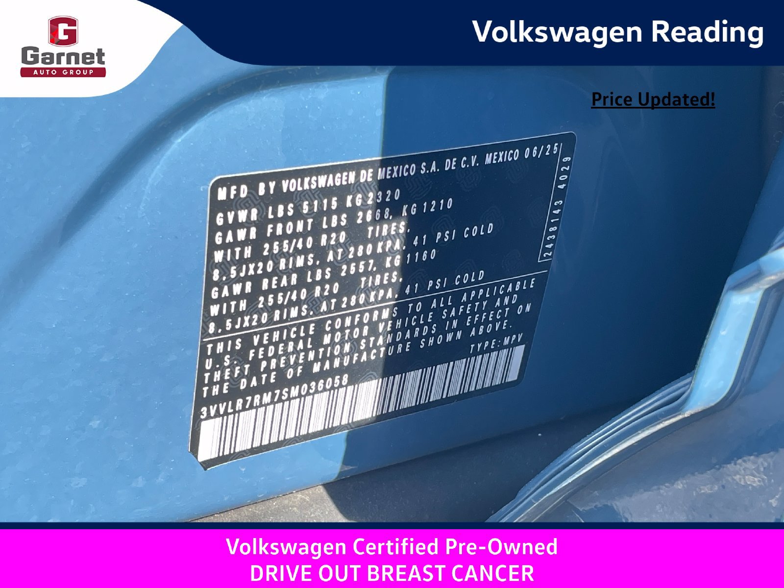 Certified 2025 Volkswagen Tiguan SEL R-Line AWD/4WD image 28