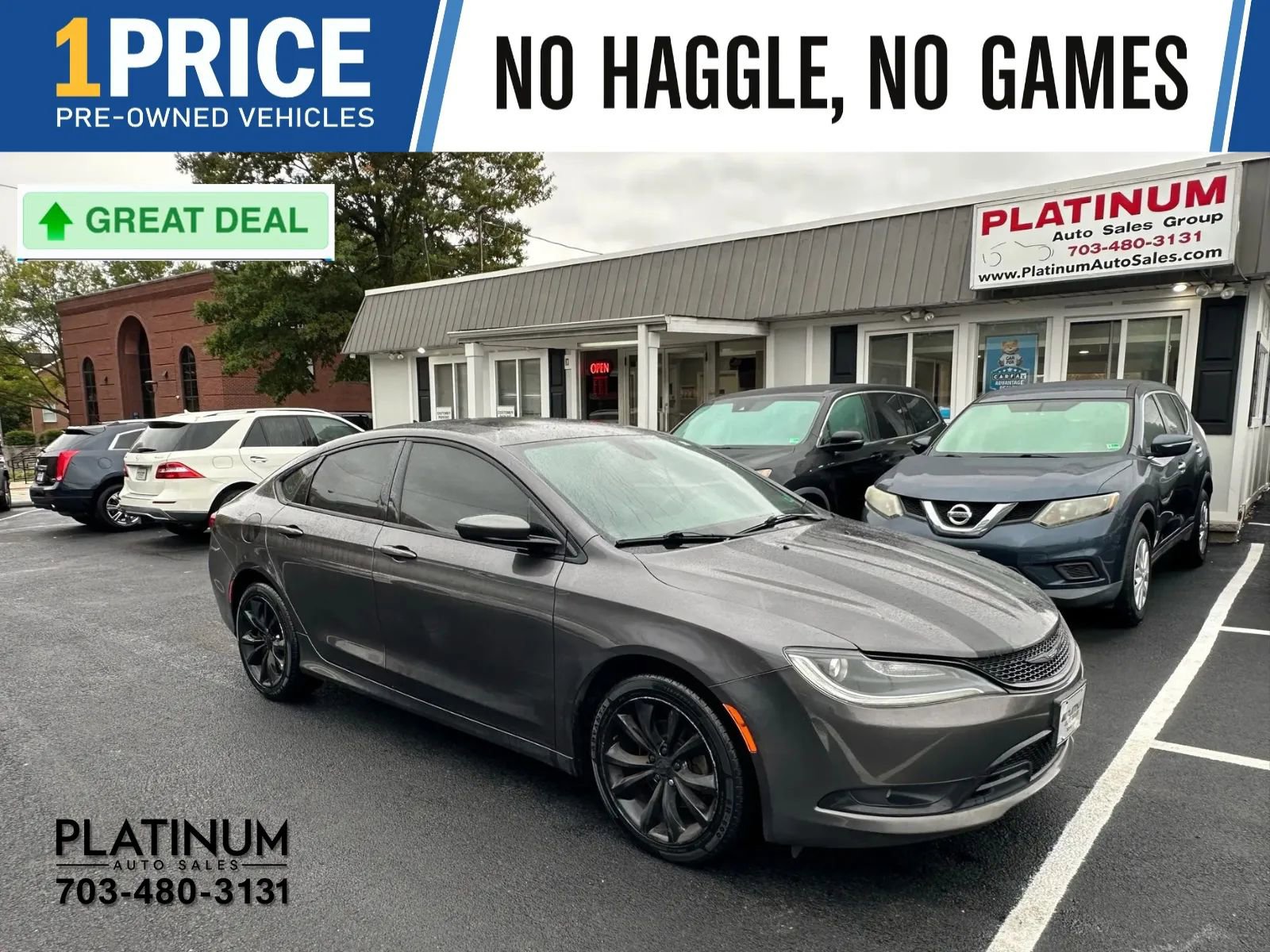 Used 2015 Chrysler 200 S w/ Navigation & Sound Group I