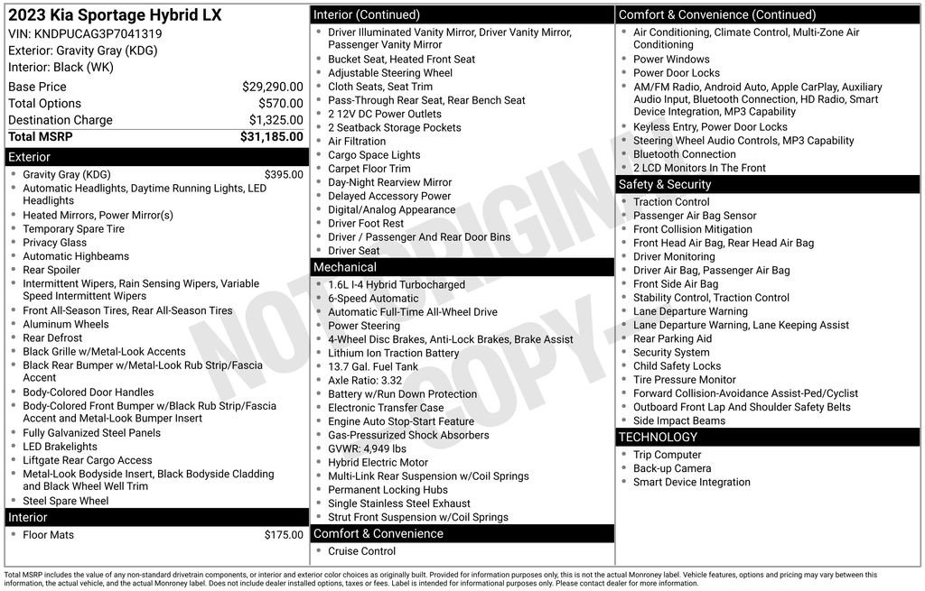 Used 2023 Kia Sportage LX image 28