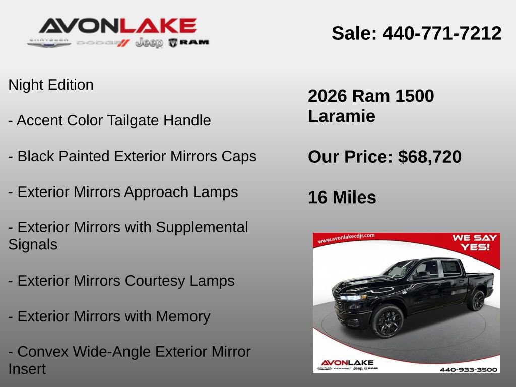 New 2026 RAM 1500 Laramie w/ Night Edition image 12