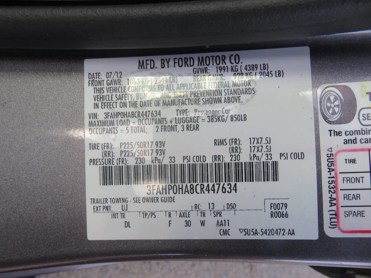 Used 2012 Ford Fusion SE image 37