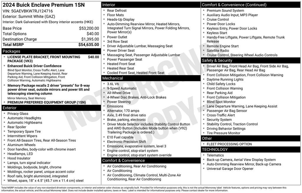 Used 2024 Buick Enclave Premium image 25